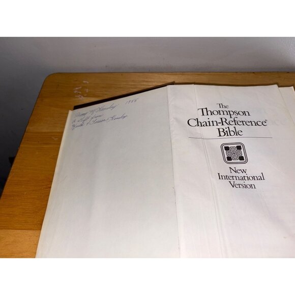 Thompson Chain-Reference Bible New International Version Burgundy Hardcover 1983 - Picture 8 of 16